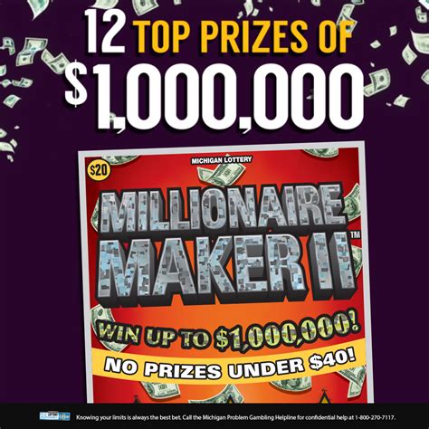 It’s Back: Michigan Lottery Gives Players 12 Chances to Win $1 .